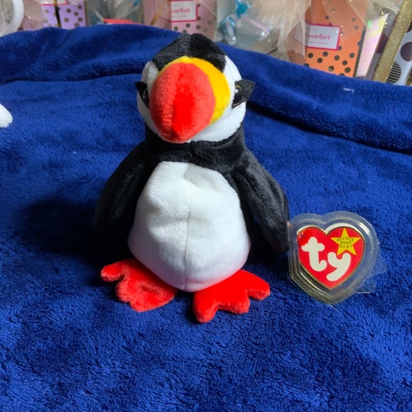 Beanie Baby NWT Retired PUFFER 1998